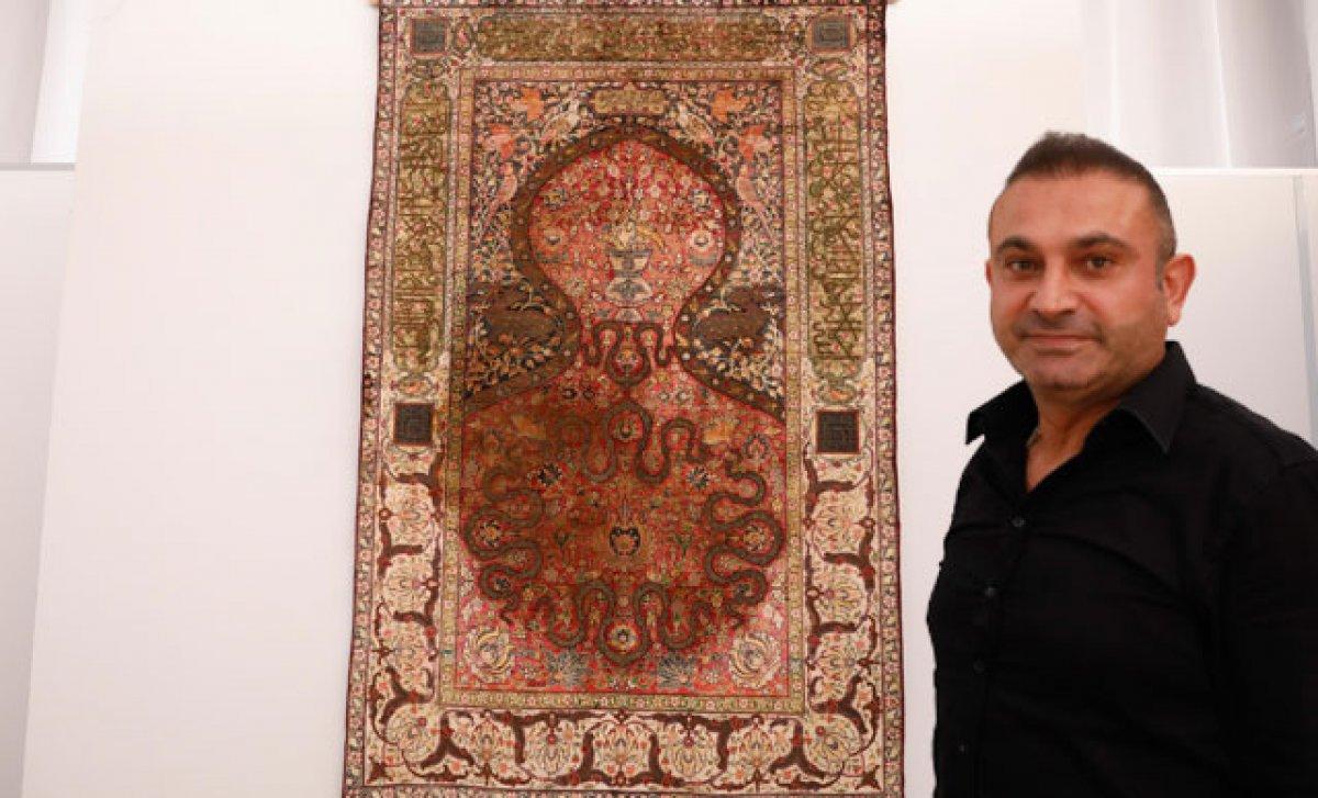 İstanbul'da yıkamaya getirilen halı servet değerinde çıktı