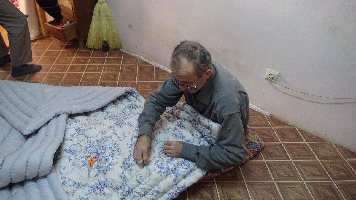 Yorgancıların mesaisi başladı