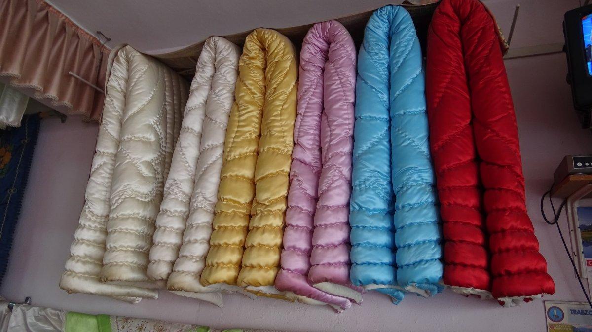 Yorgancıların mesaisi başladı