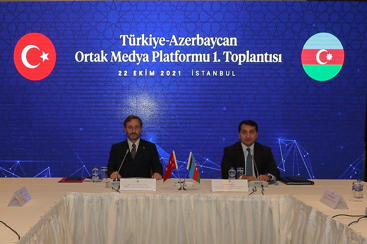 Fahrettin Altun: Türkiye ve Azerbaycan, uluslararası ses getirecek çalışmalar imzalayacak