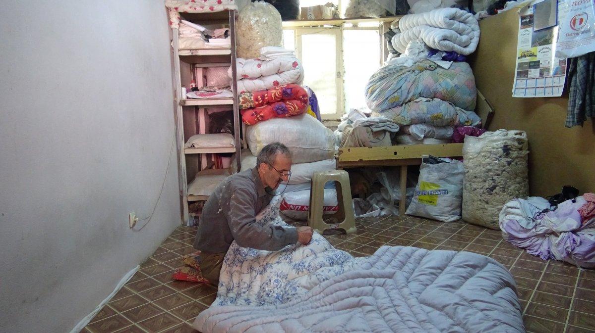 Yorgancıların mesaisi başladı