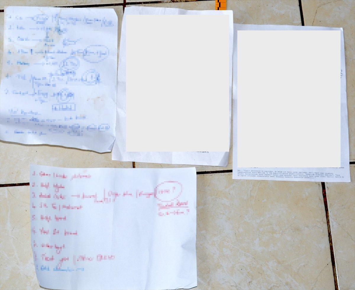 Akıncı Üssü'nde ele geçirilen valizdeki FETÖ darbe planları