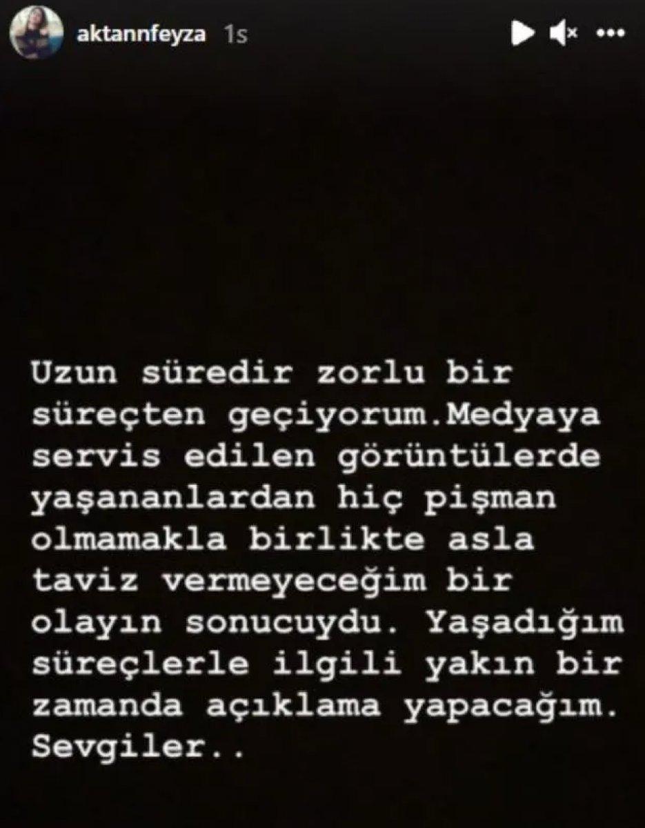 Feyza Aktan'dan kavga görüntüleri sonrası ilk açıklama: Pişman değilim