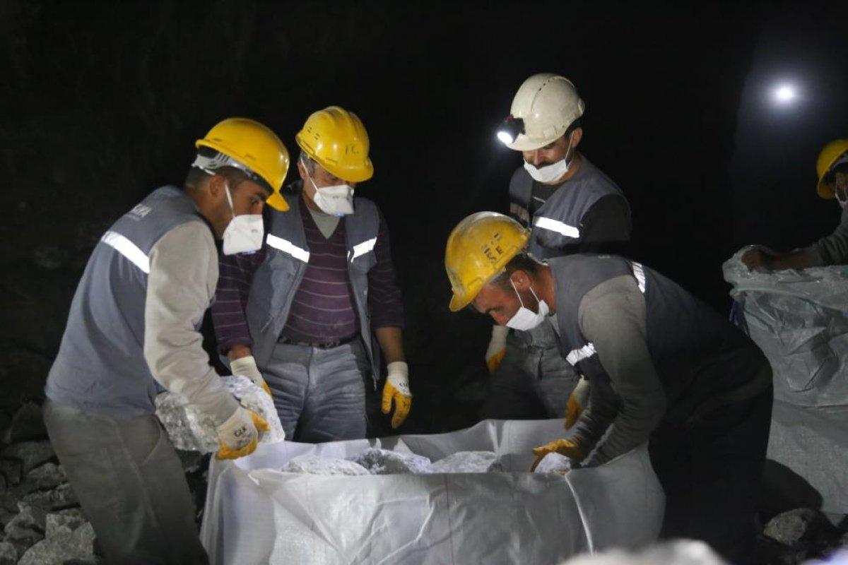 Kırıkkale'de yeraltından çıkarılan tuzla hedef '2023'de 1 milyon ton tuz'