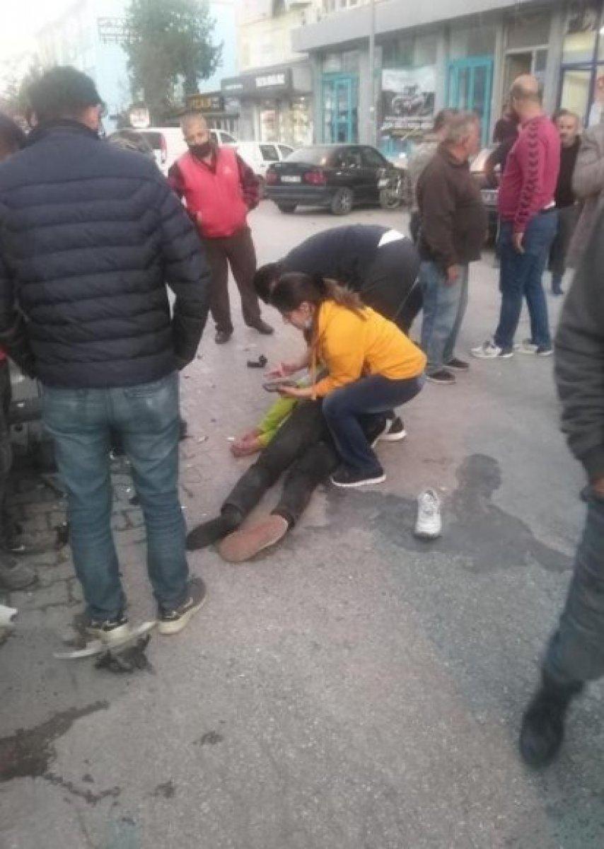 Antalya'da araç sahibinden ölümden dönen motosiklet sürücüsüne: Bırakın gebersin