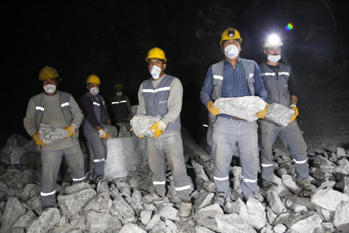 Kırıkkale'de yeraltından çıkarılan tuzla hedef '2023'de 1 milyon ton tuz'