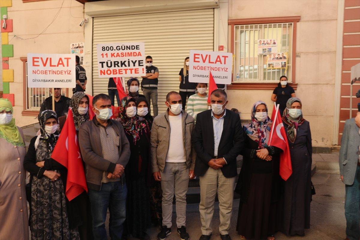 Diyarbakır'da evlat nöbetindeki aile sayısı 237 oldu