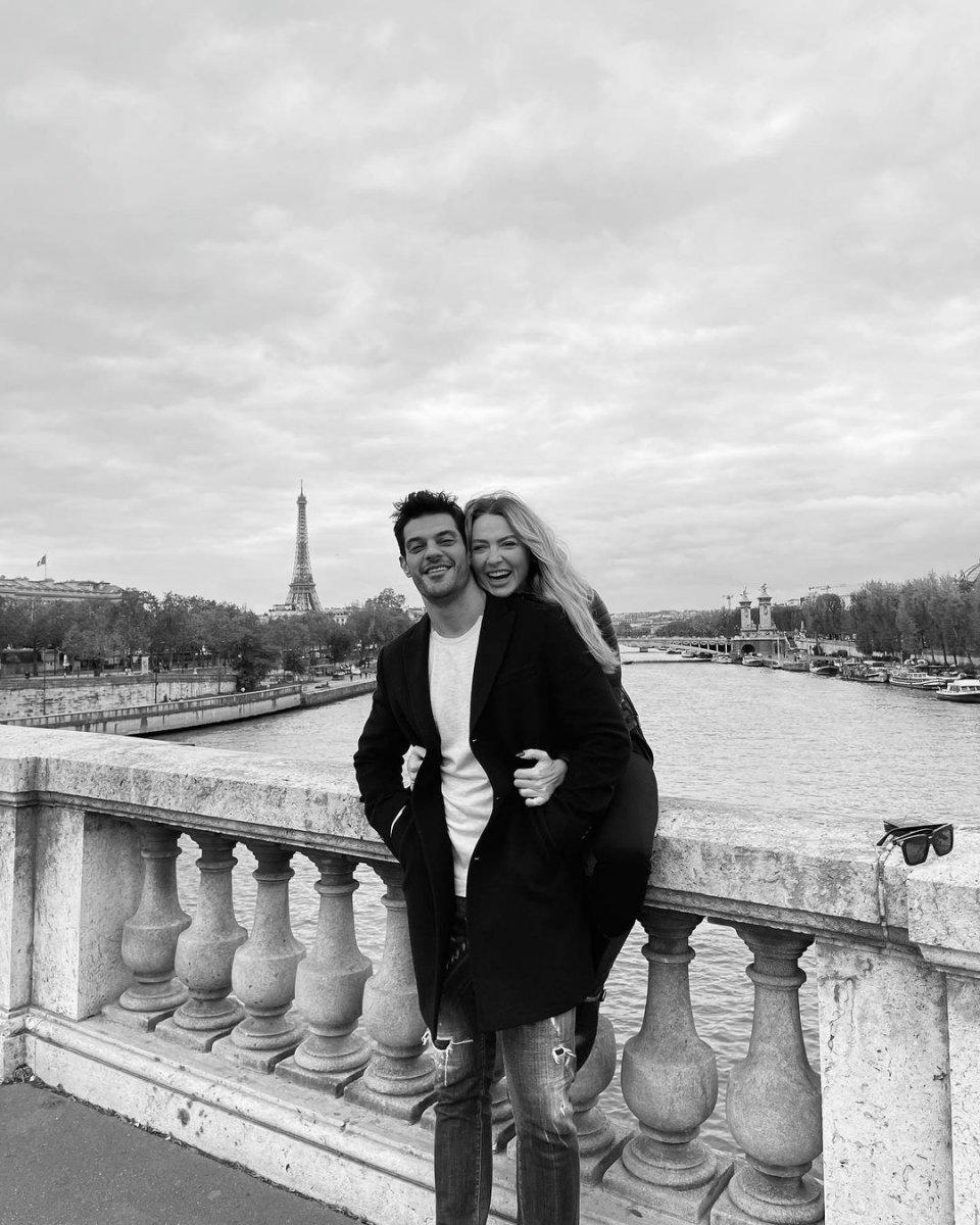 Hadise ile Mehmet Dinçerler Paris'te