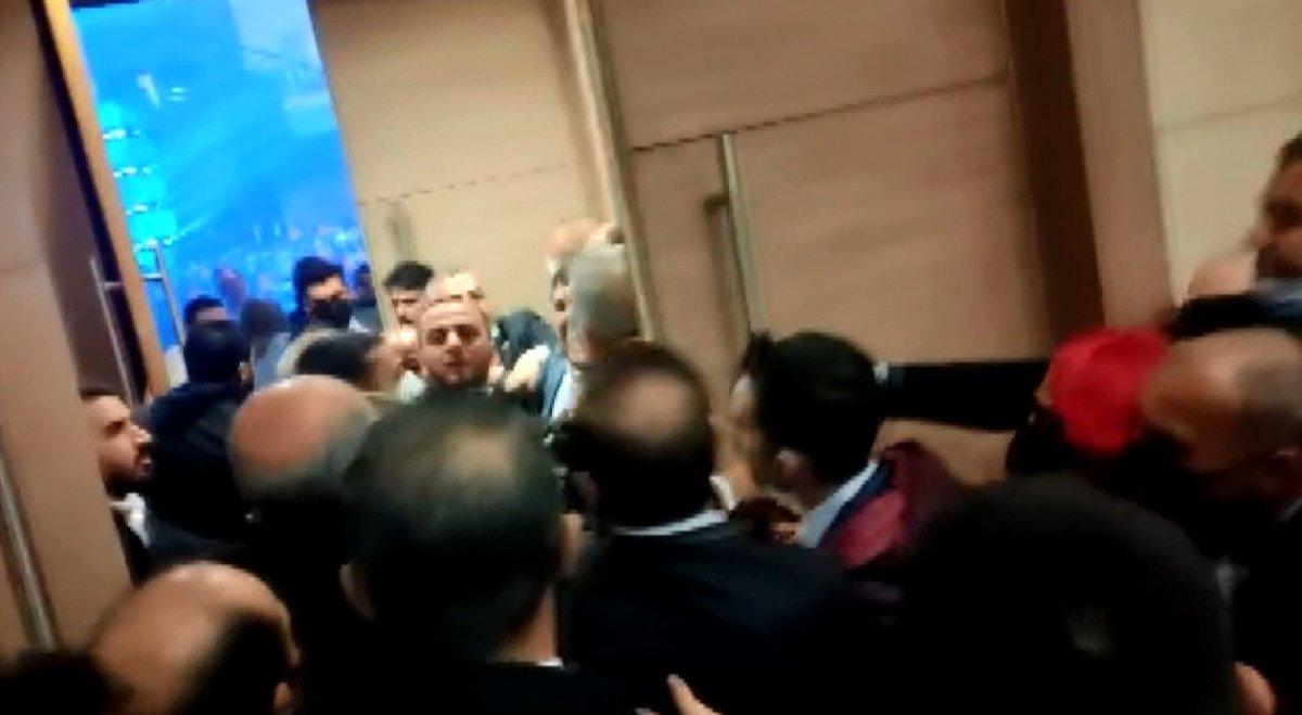 İyi Parti'nin kuruluş yıl dönümü programı öncesi arbede çıktı