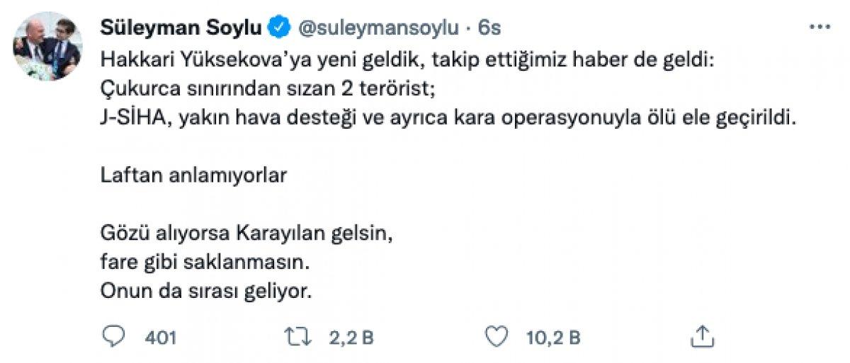 Hakkari'de 2 terörist etkisiz hale getirildi