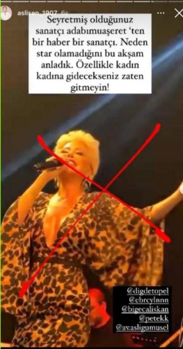 Linet'i dinlemeye giden Aslı Şen'den tepki: Neden star olamadığını anladık