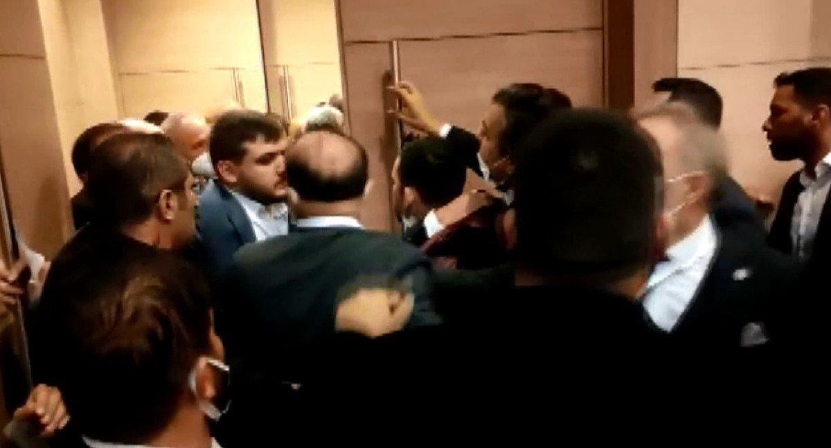 İyi Parti'nin kuruluş yıl dönümü programı öncesi arbede çıktı