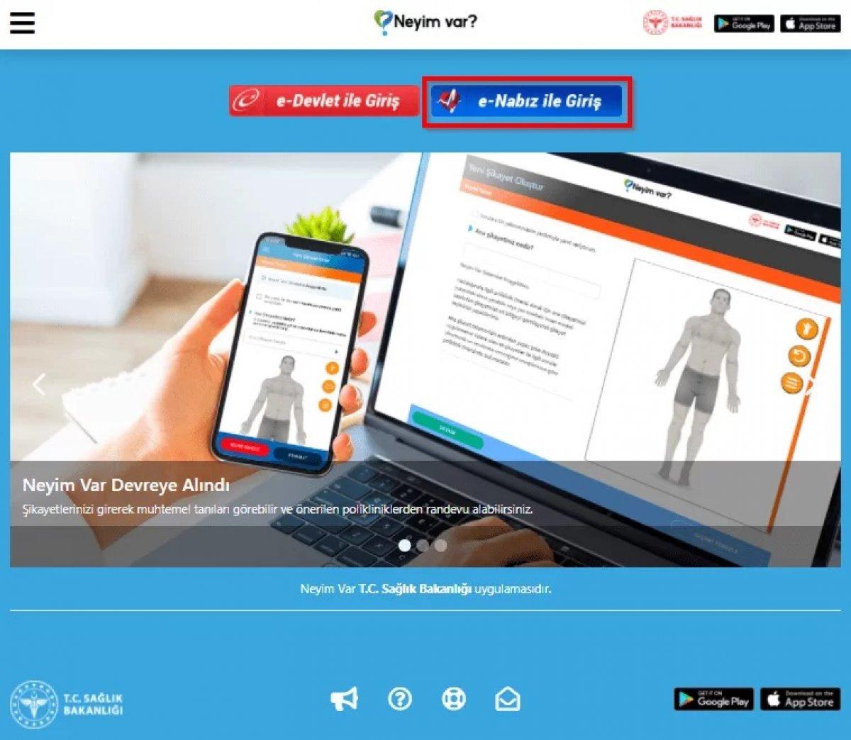 Hangi bölüm bakar derdine son: Sağlık Bakanlığı'ndan 'Neyim var' uygulaması