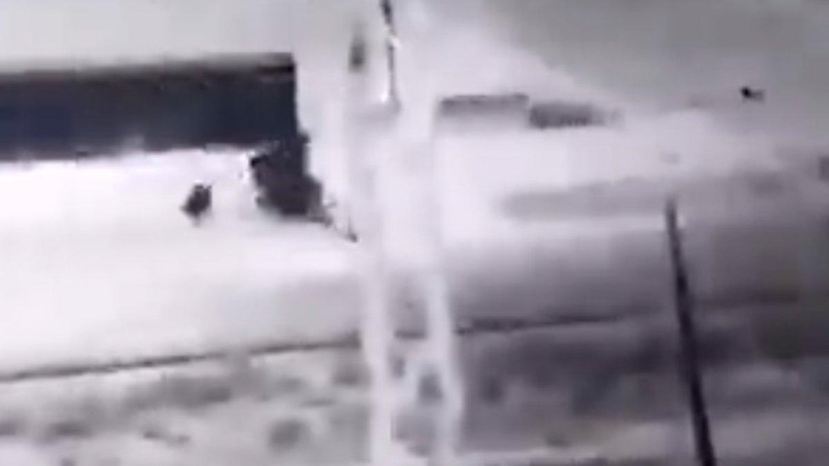 Sızma girişiminde bulunan teröristlerin etkisiz hale getirildiği anlar