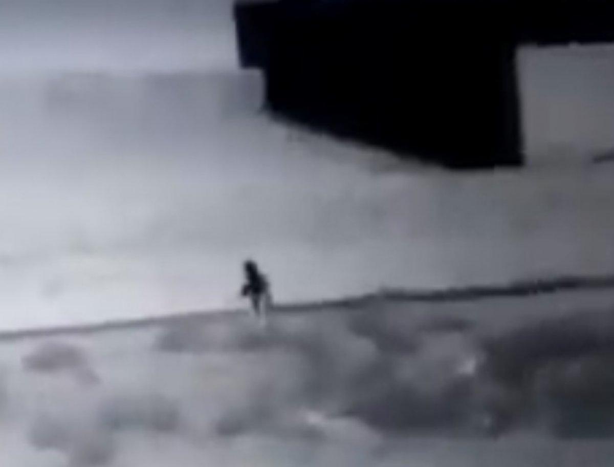 Sızma girişiminde bulunan teröristlerin etkisiz hale getirildiği anlar