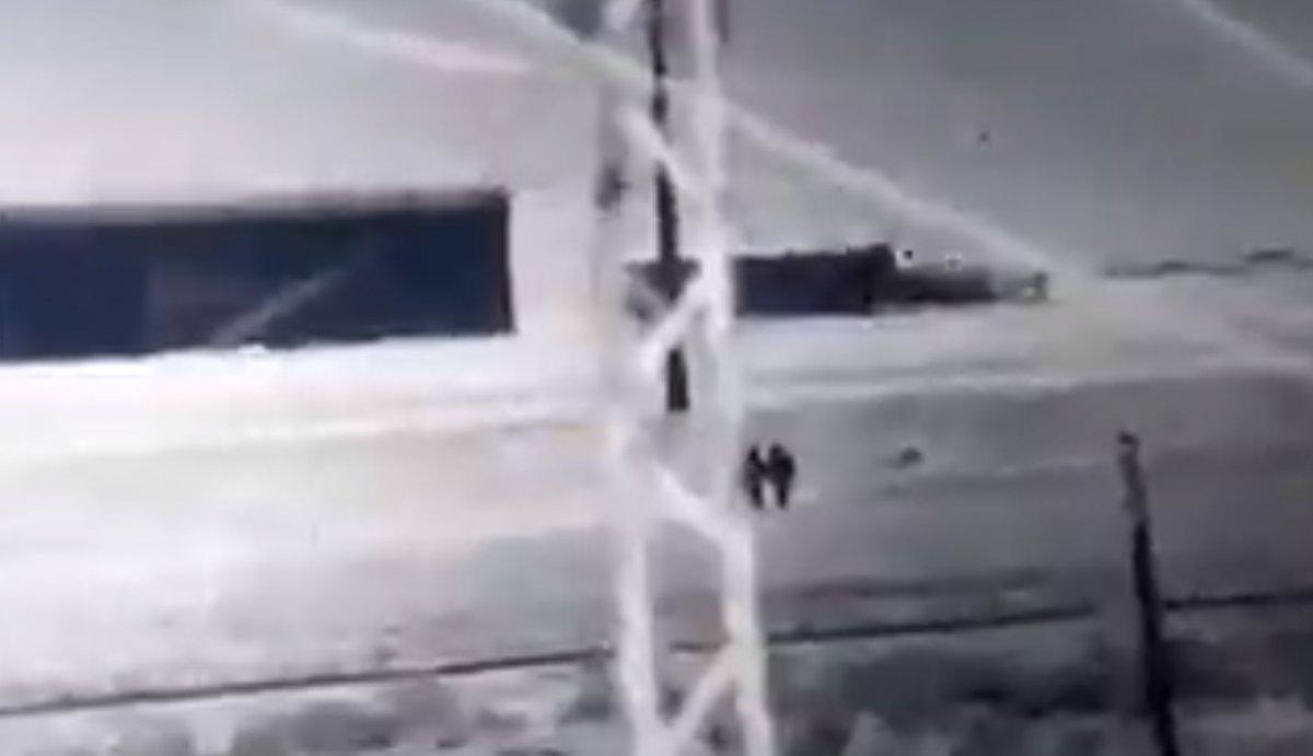 Sızma girişiminde bulunan teröristlerin etkisiz hale getirildiği anlar