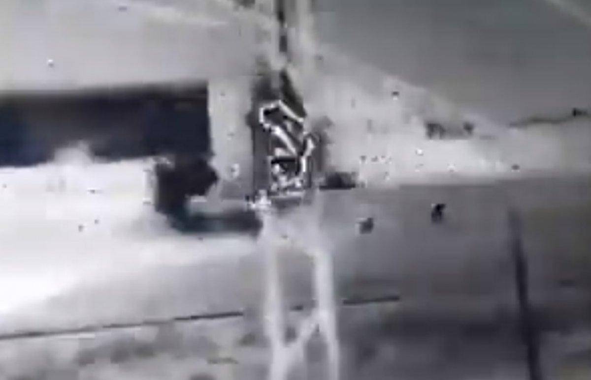 Sızma girişiminde bulunan teröristlerin etkisiz hale getirildiği anlar