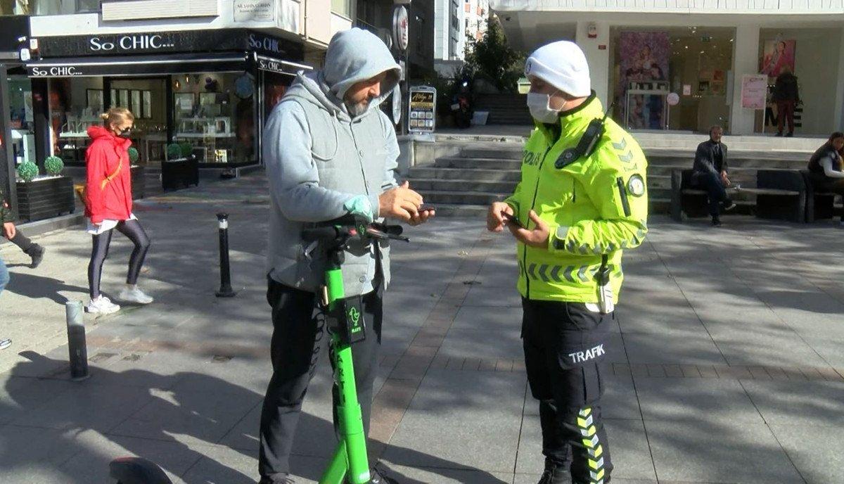 İstanbul'da elektrikli scooter sürücülerine ceza yağdı