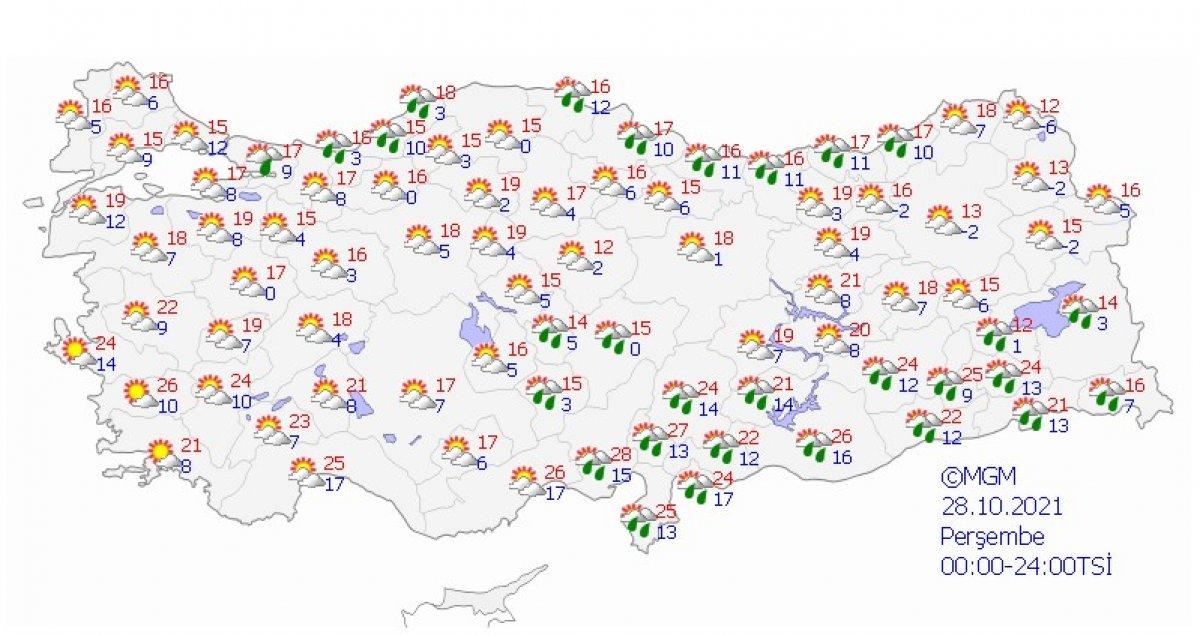 Meteoroloji uyardı: İç Anadolu'ya sağanak yağış geliyor