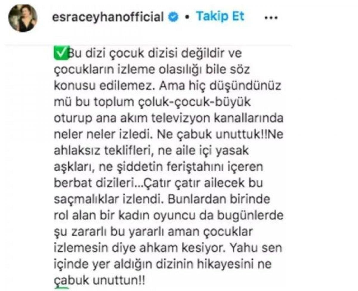 Esra Ceyhan'dan Bergüzar Korel'e sert Squid Game tepkisi