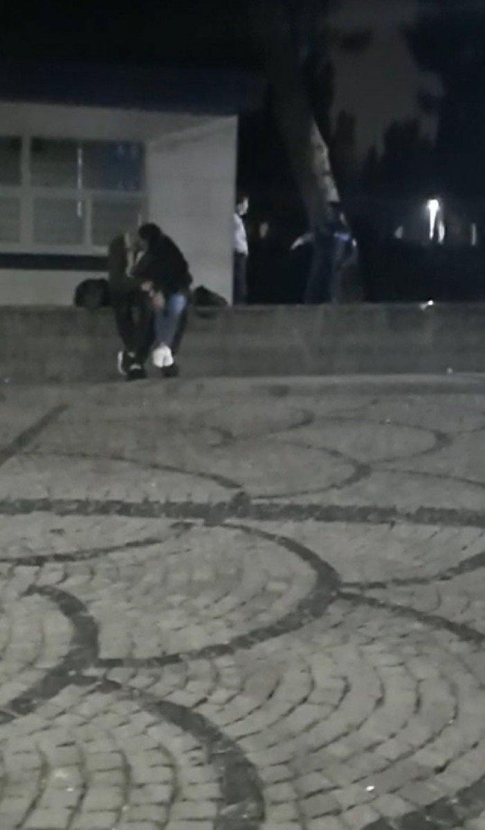 Edirnekapı Şehitliği'nde tepki çeken görüntüler