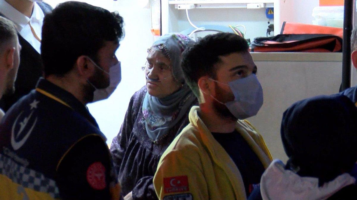 Bağcılar'da 4 katlı binada çıkan yangında kocasını içerde sanarak ağladı