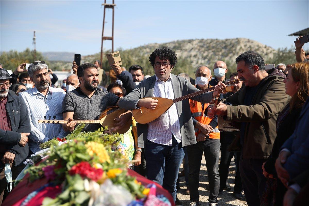 Musa Eroğlu'nun eşi son yolculuğuna uğurlandı