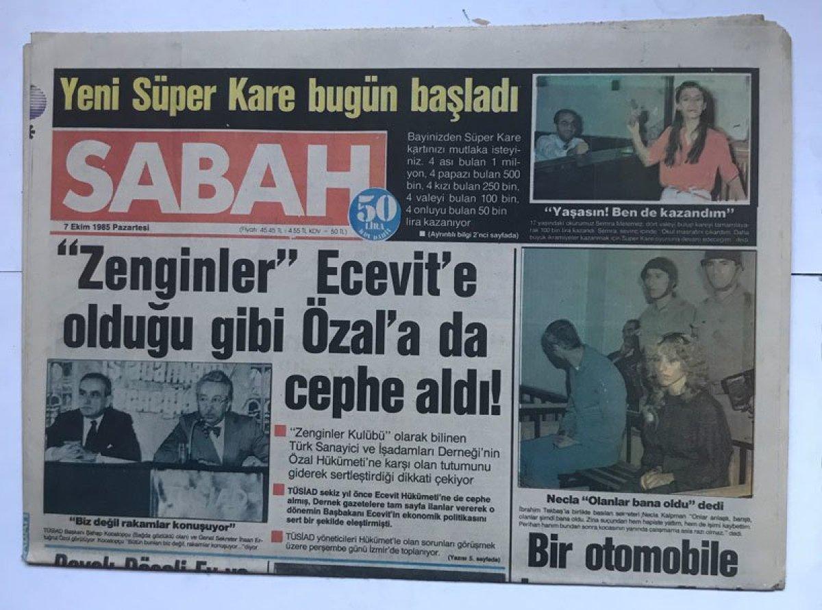 Vakanüvis yazdı: TÜSİAD'ın cemaziyelevveli