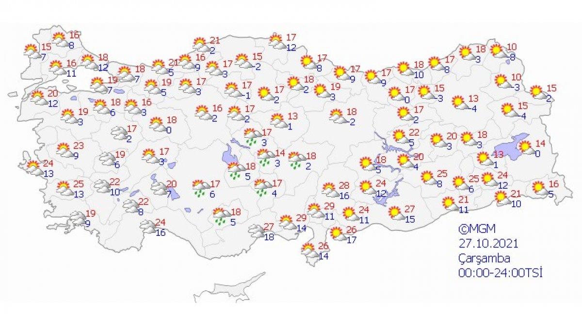 Meteoroloji uyardı: İç Anadolu'ya sağanak yağış geliyor