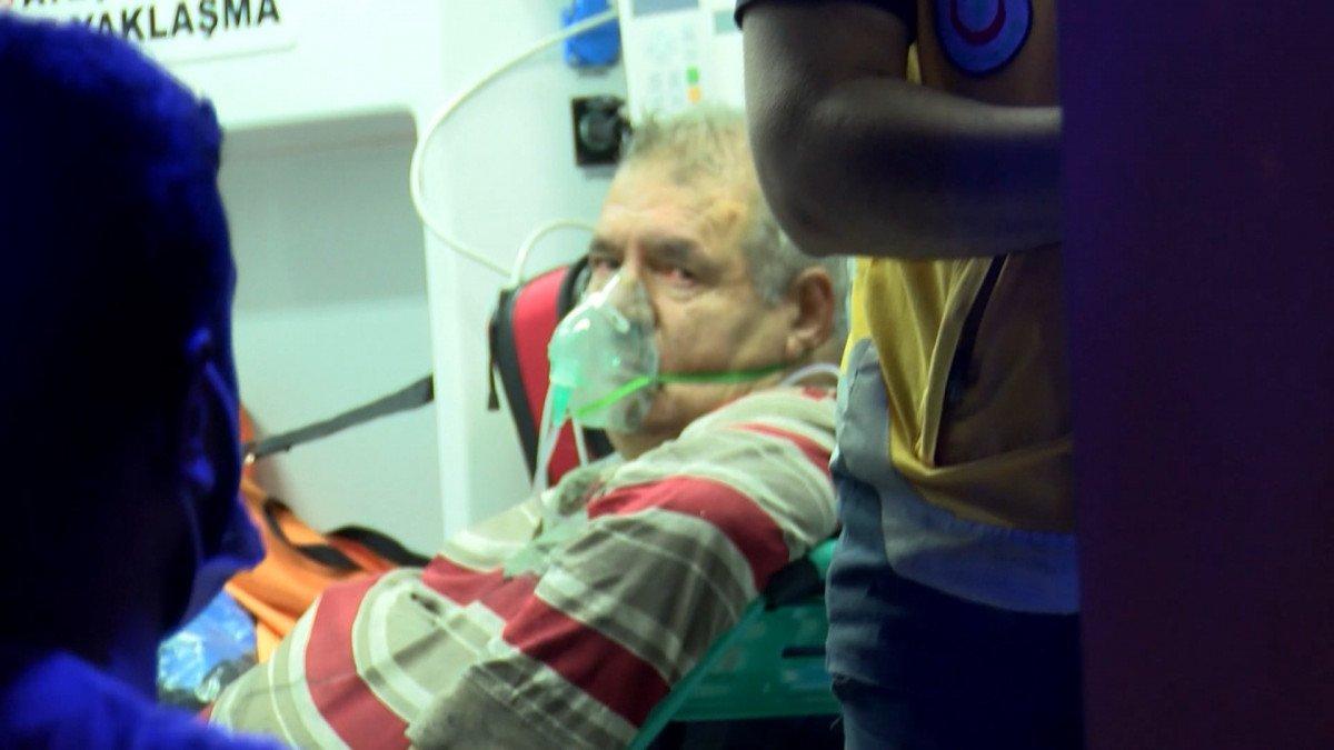 Bağcılar'da 4 katlı binada çıkan yangında kocasını içerde sanarak ağladı