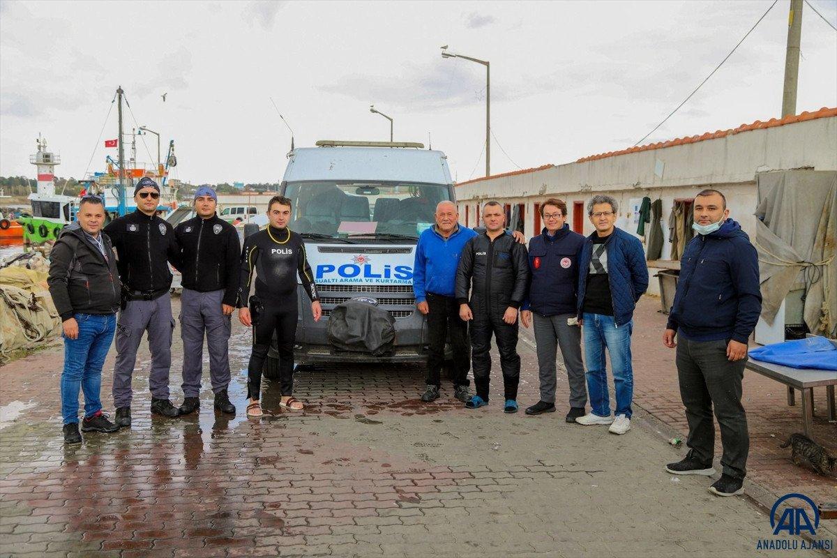 Marmara Denizi'nden 100 metre hayalet ağ çıkarıldı