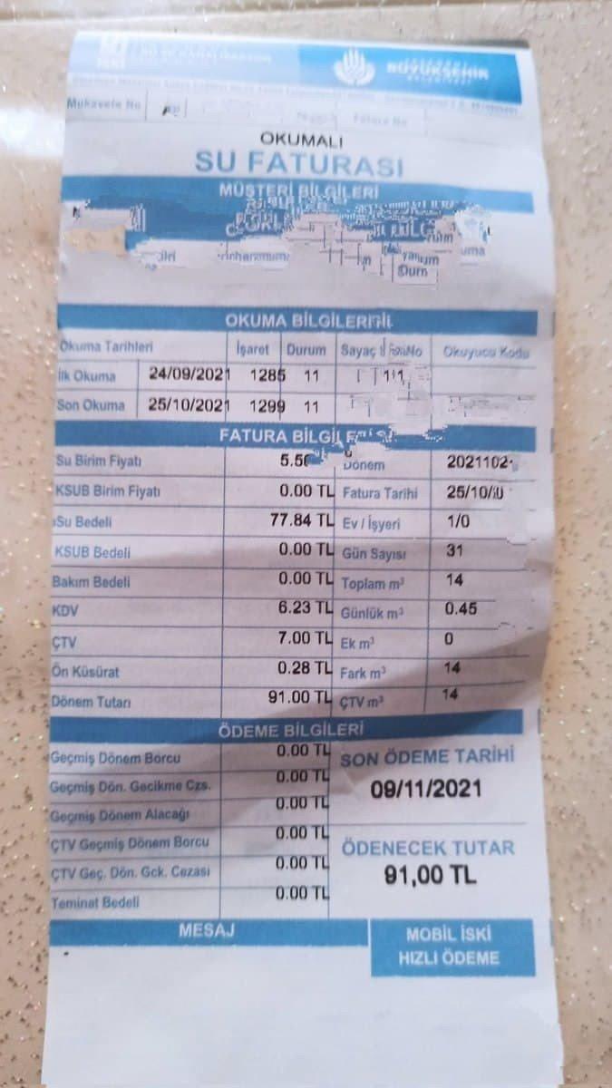 İBB 'İnsani Su Kullanım Hakkı'nı kaldırdı: Su faturaları ortalama yüzde 20 zamlandı