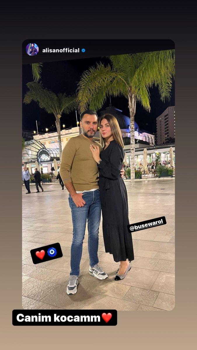 Alişan ve Buse Varol'dan boşanma iddialarına 'canım kocam' yanıtı
