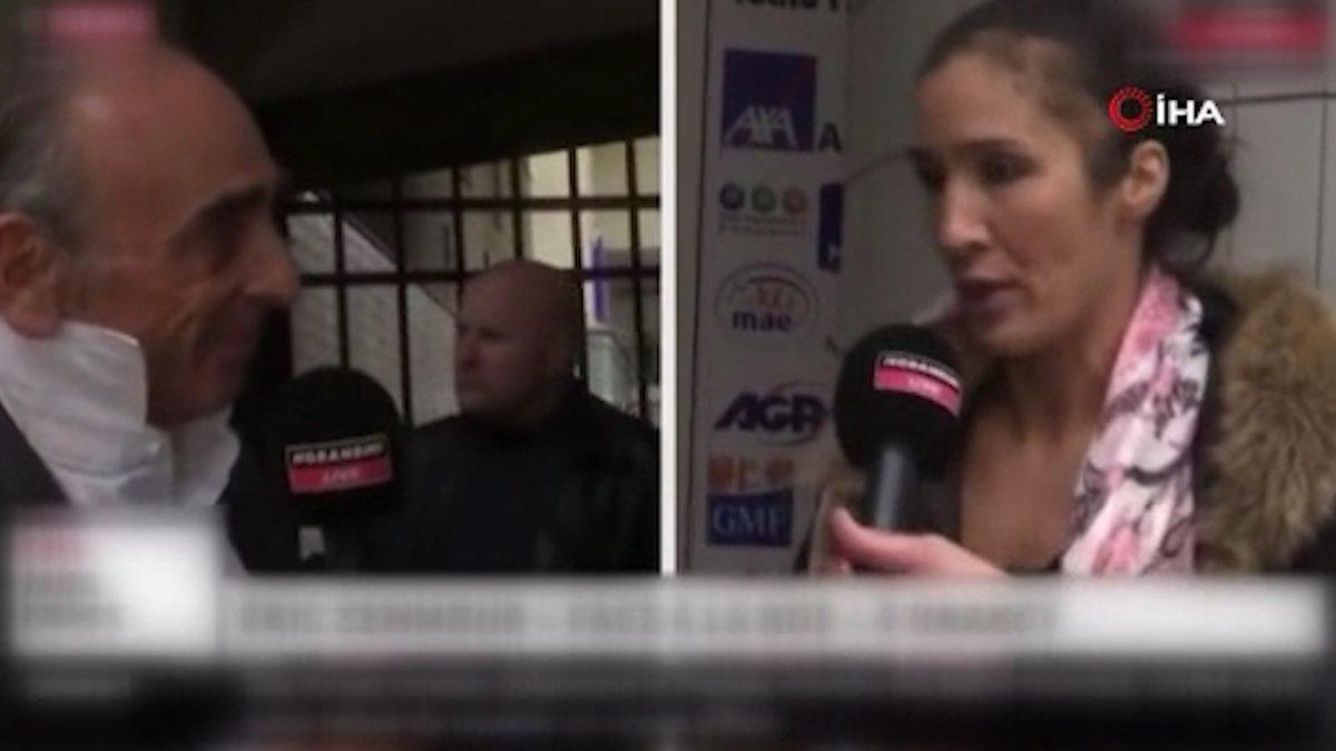 Fransa'nın İslam düşmanı siyasetçisinden 'başörtüsü çıkartma şovu'