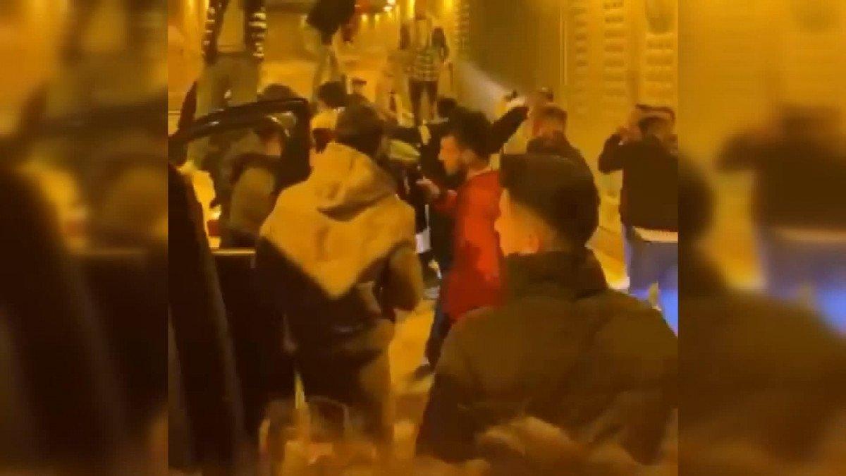 Ümraniye’de otomobilleri tünelde durdurup dans ettiler, ceza yediler