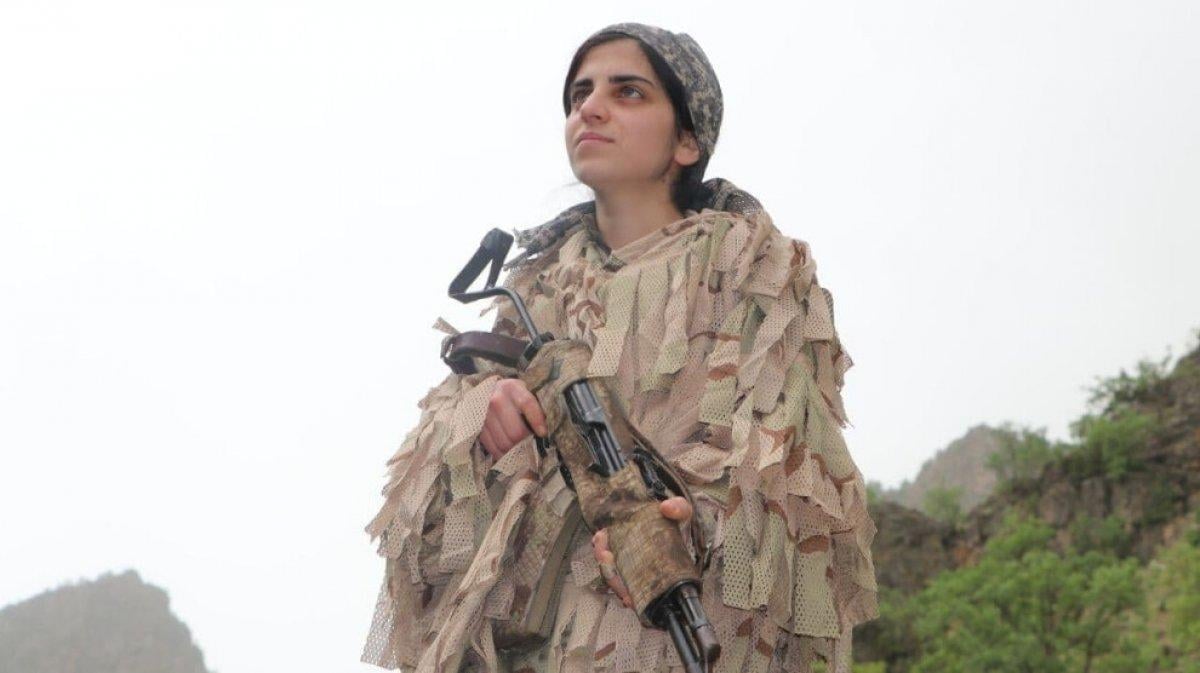 PKK'lı kadınların saçaklı kamuflajı