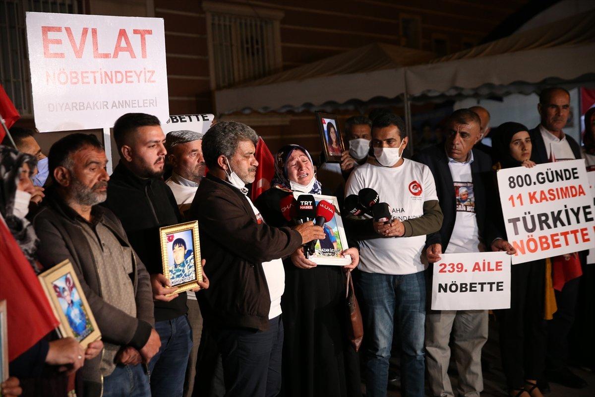 Diyarbakır'daki evlat nöbetindeki aile sayısı 238 oldu