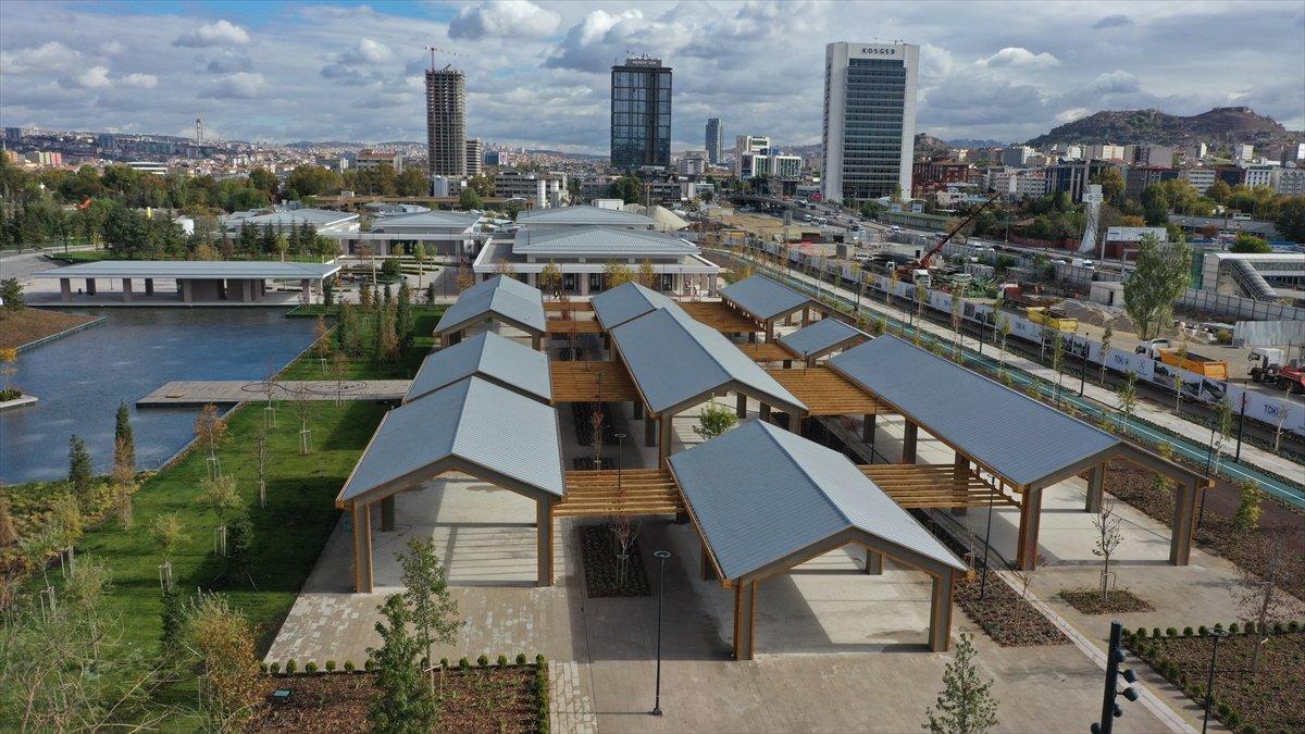 Ankara AKM Millet Bahçesi açıldı