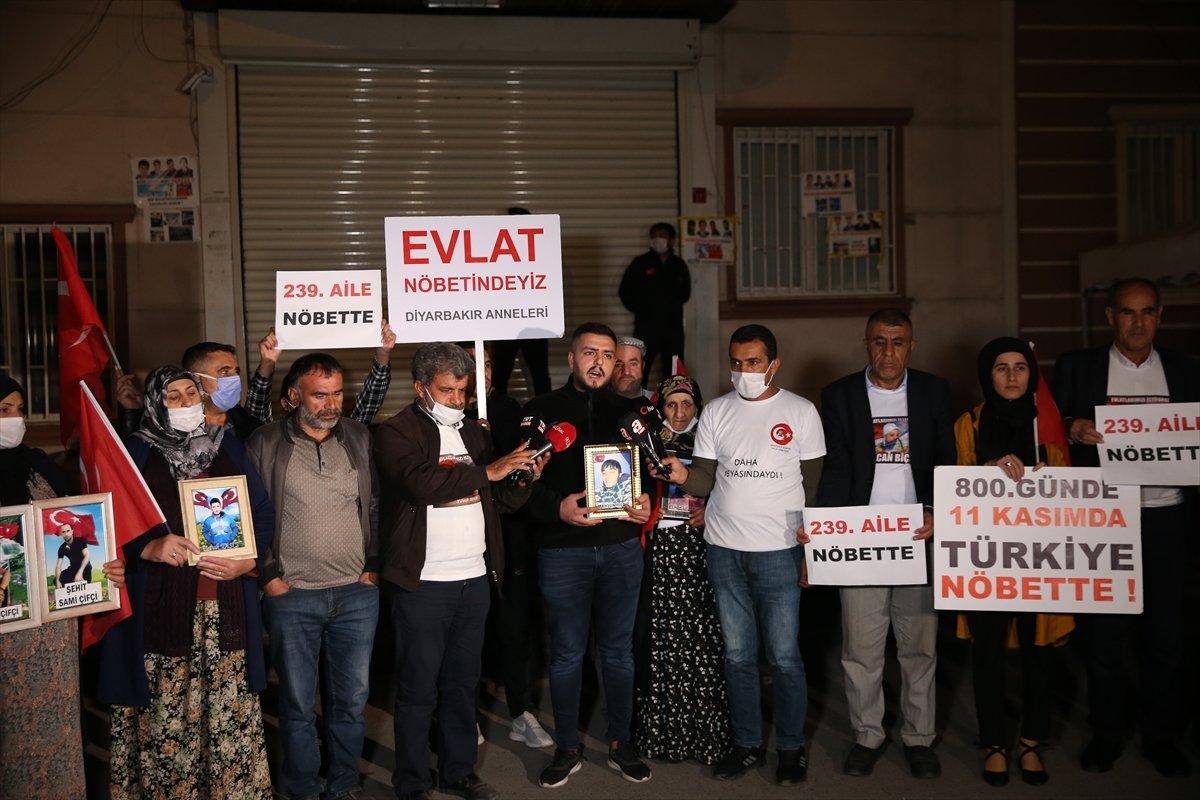 Diyarbakır'daki evlat nöbetindeki aile sayısı 238 oldu