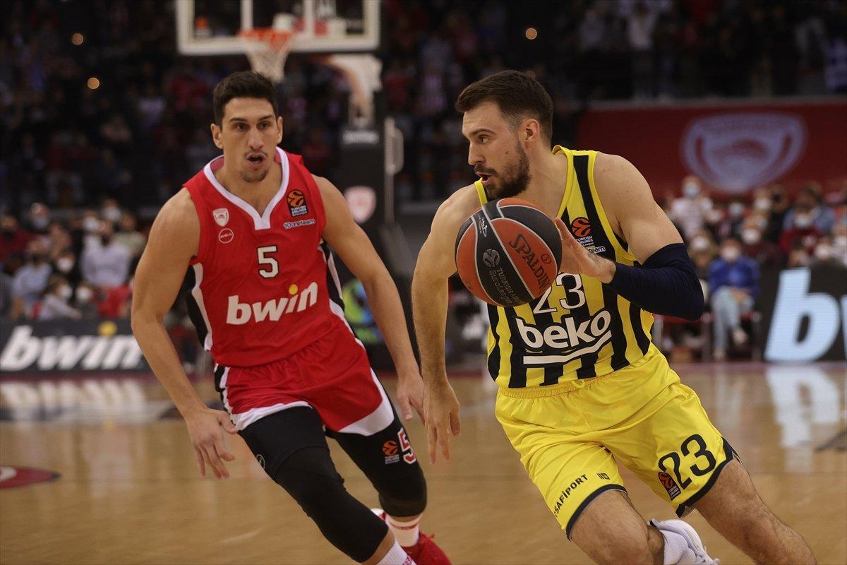 Fenerbahçe EuroLeague'de Olympiakos'a yenildi