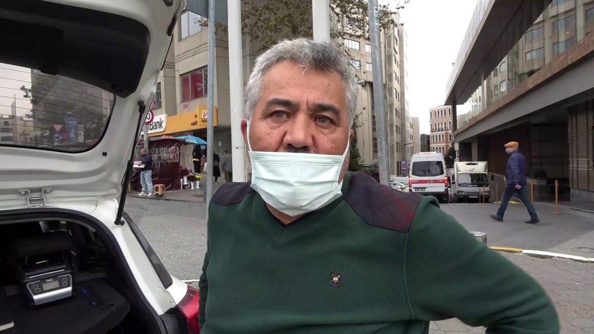 Taksim'de taksi denetiminde şoförlere ceza yağdı