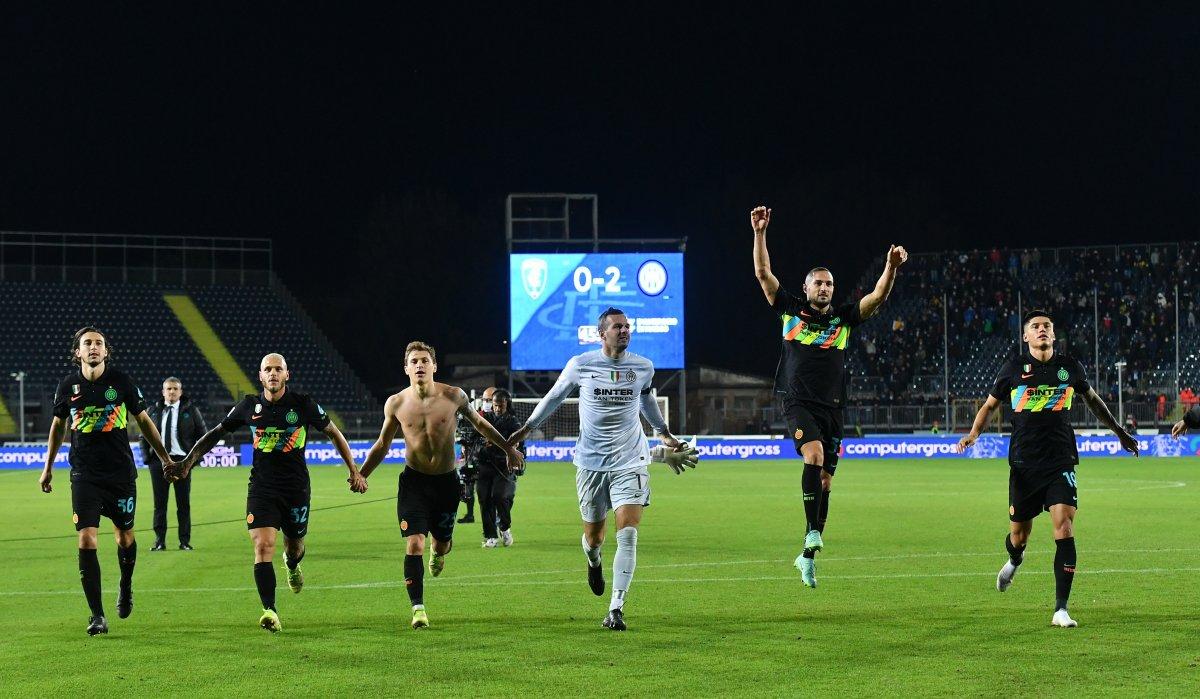 Inter, Empoli deplasmanından 3 puanla ayrıldı