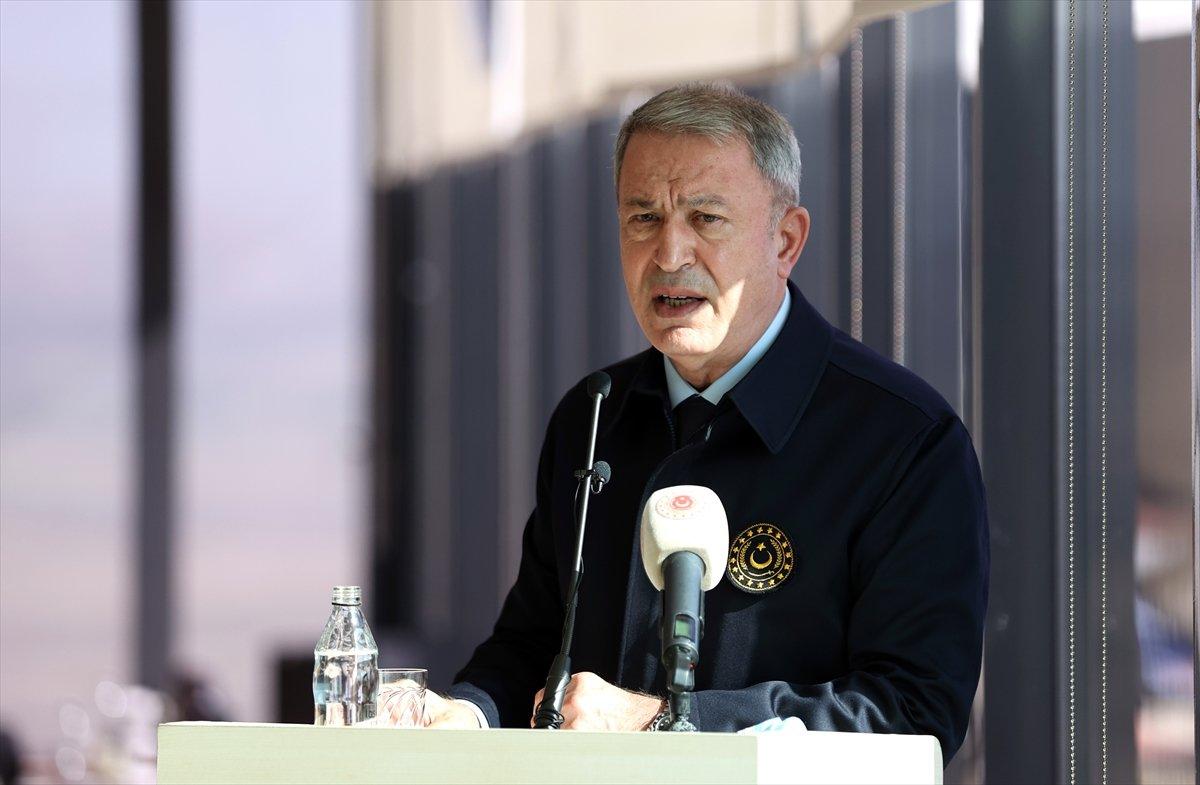 Hulusi Akar: Terörist neredeyse hedefimiz orası