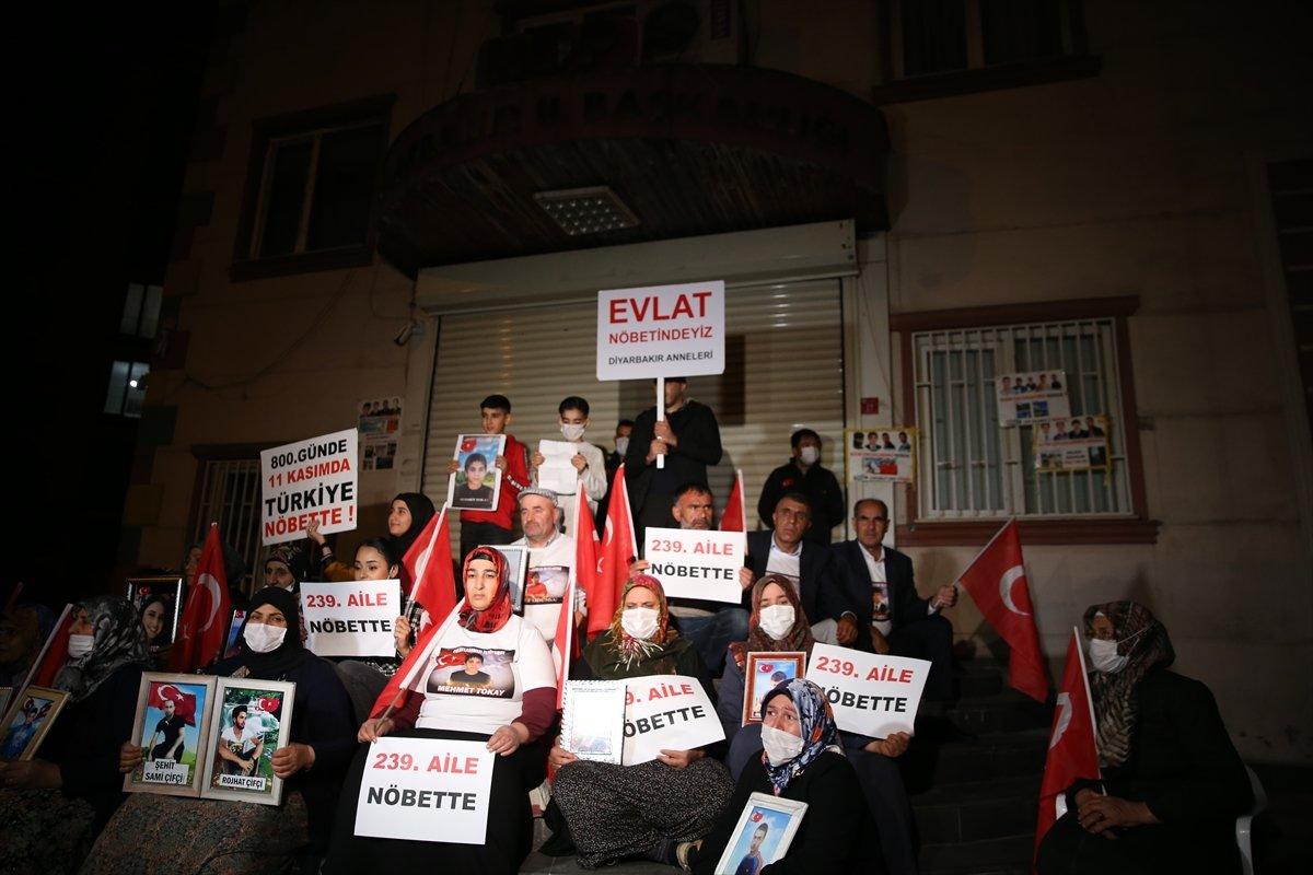 Diyarbakır'daki evlat nöbetindeki aile sayısı 238 oldu