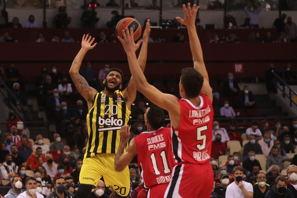 Fenerbahçe EuroLeague'de Olympiakos'a yenildi