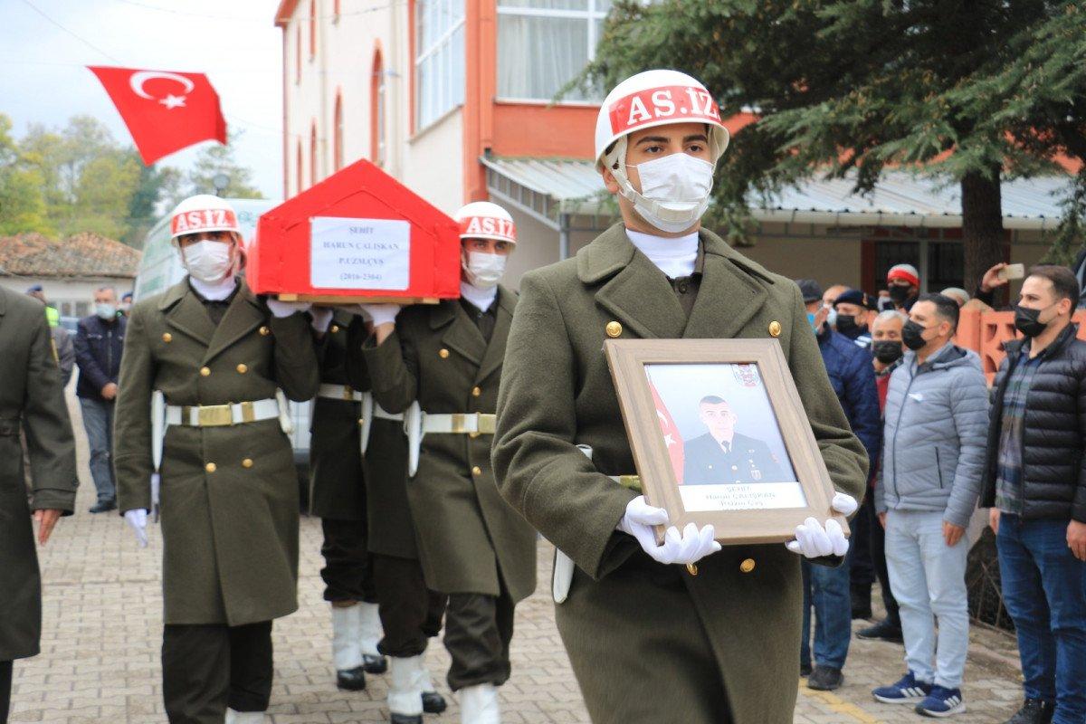 Samsunlu şehit Harun Çalışkan, son yolculuğuna uğurlandı