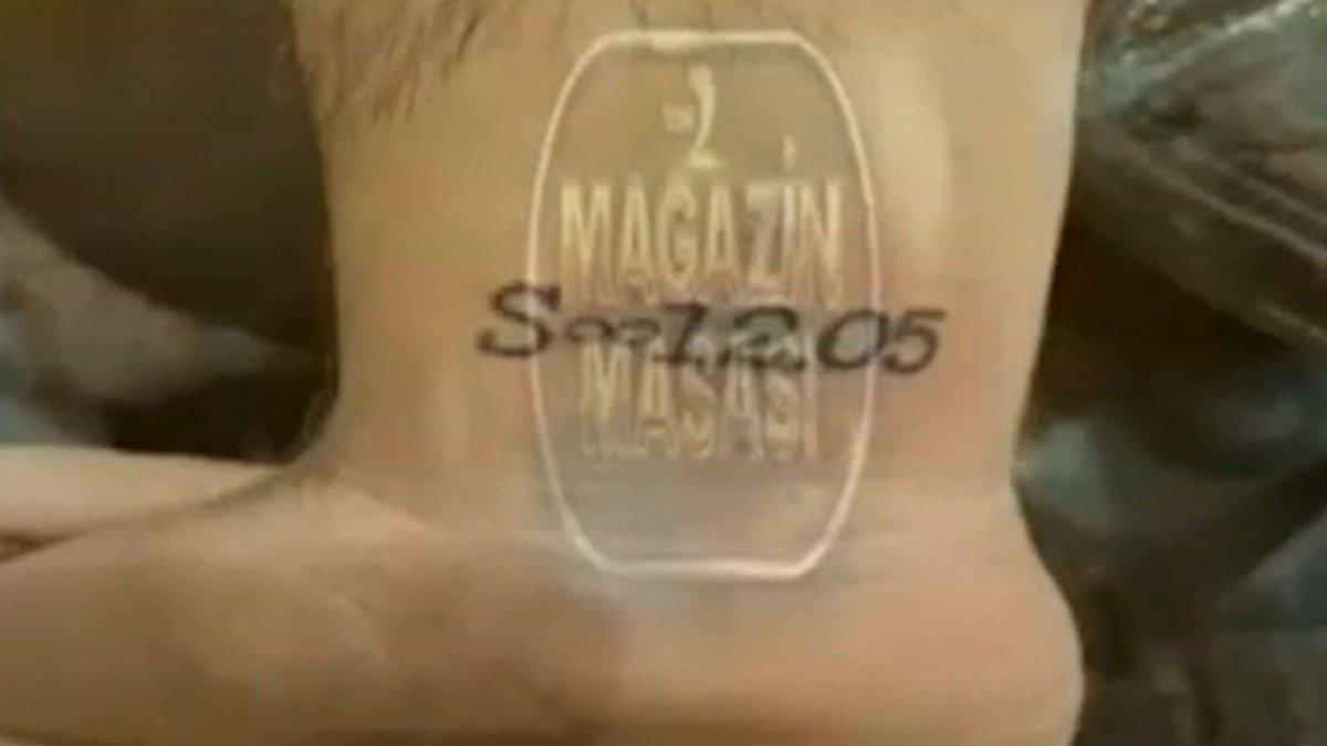 Alişan, dövme yaptırdı