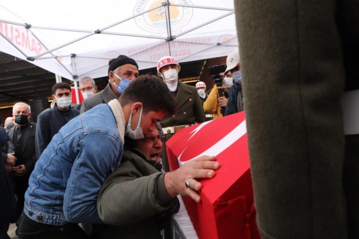 Samsunlu şehit Harun Çalışkan, son yolculuğuna uğurlandı