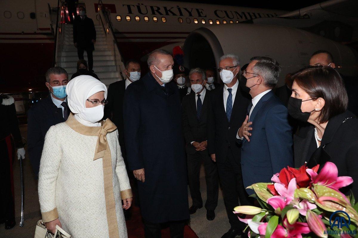 Cumhurbaşkanı Erdoğan G20 Liderler Zirvesi için Roma'ya gitti