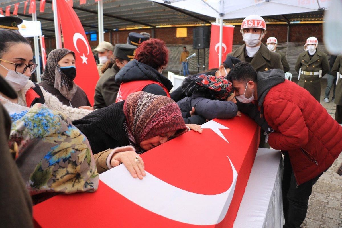 Samsunlu şehit Harun Çalışkan, son yolculuğuna uğurlandı